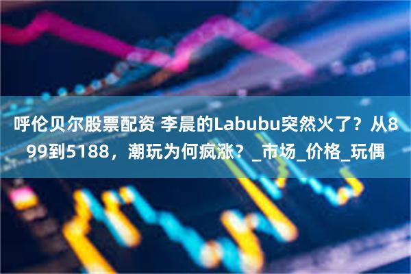 呼伦贝尔股票配资 李晨的Labubu突然火了？从899到5188，潮玩为何疯涨？_市场_价格_玩偶