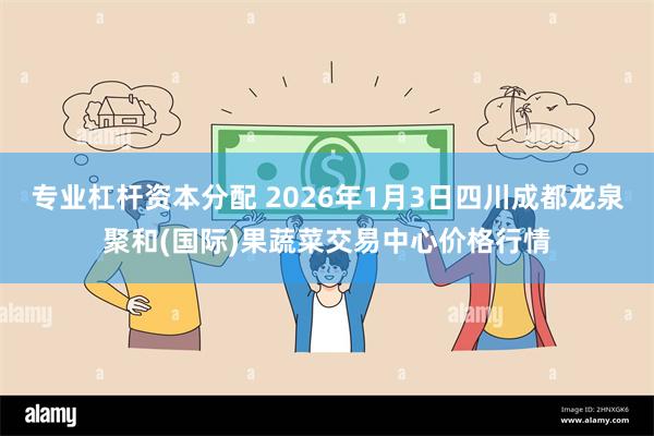 专业杠杆资本分配 2026年1月3日四川成都龙泉聚和(国际)果蔬菜交易中心价格行情
